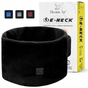 Vyhřívaný elektrický nákrčník černý na USB