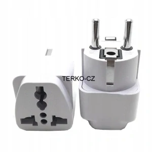 Adaptér pro použití zástrček Itálie, UK, USA, Číny a Austrálie v zásuvkách CZ