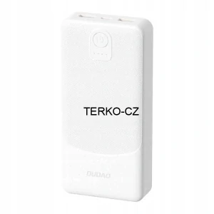 Powerbanka 20 000 mAh 10 W 2x USB A USB C LED bílá