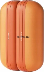 Elektrický kapesní ohřívač rukou - powerbanka 5200 (2x2600) mAh oranžová 160g