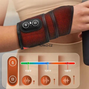 Elektrický masážní pás na zápěstí a ruku USB