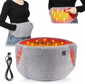 Elektrický vyhřívaný bederní pás s kapsou USB